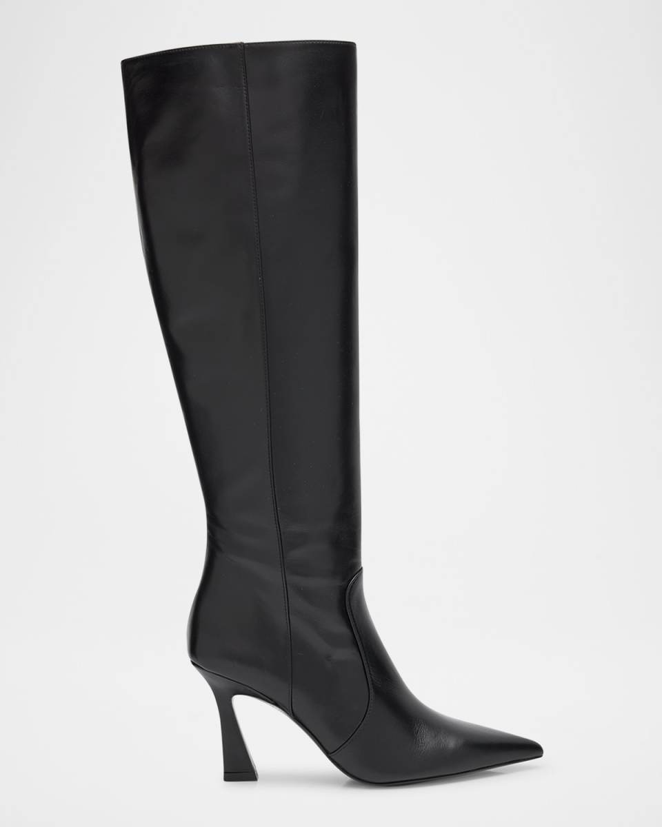 Vinnie Leather Knee-High Boots